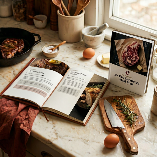 30 Day Carnivore Meal Plan Plus Carnivore Recipe Book Bundle 